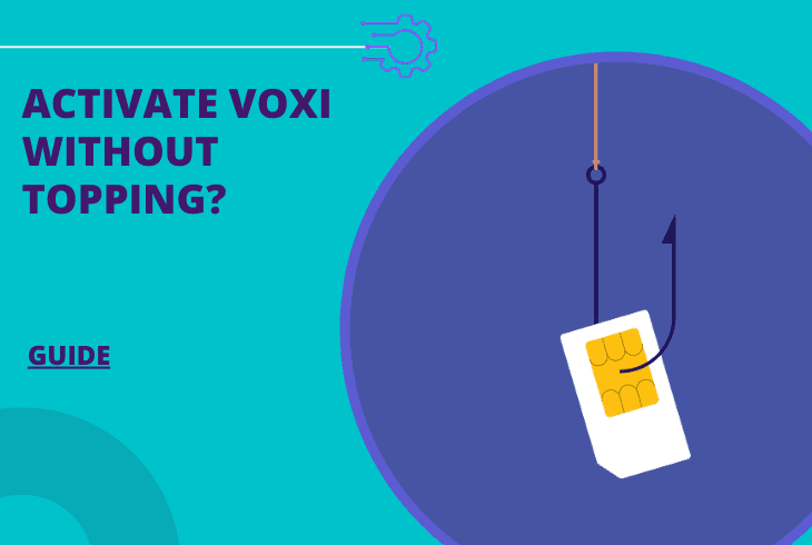 how to activate voxi sim without topping up