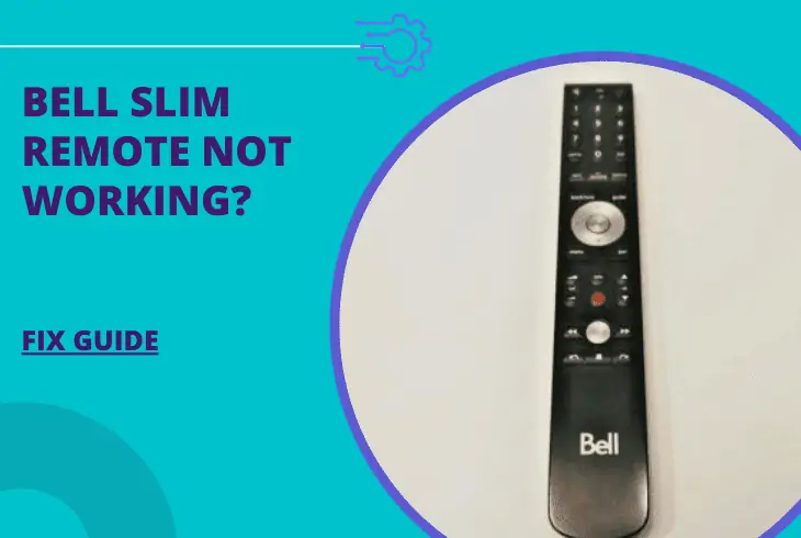 bell slim remote not working with receiver