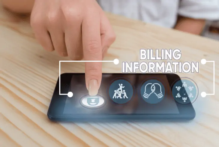 update billing address