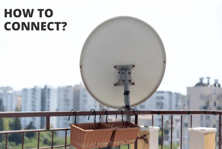 connect sky dish to freesat tv