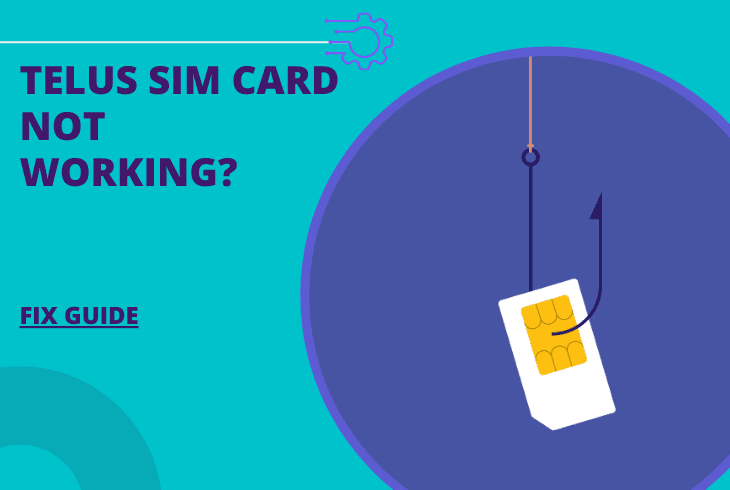 telus sim card not working
