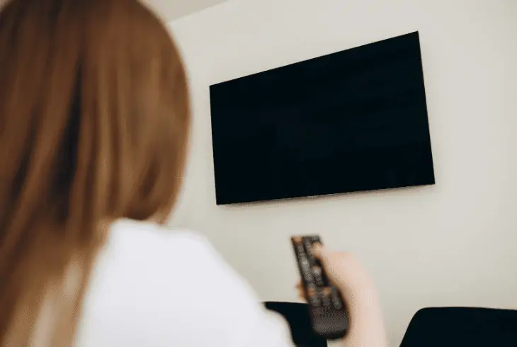 when tv is powered off