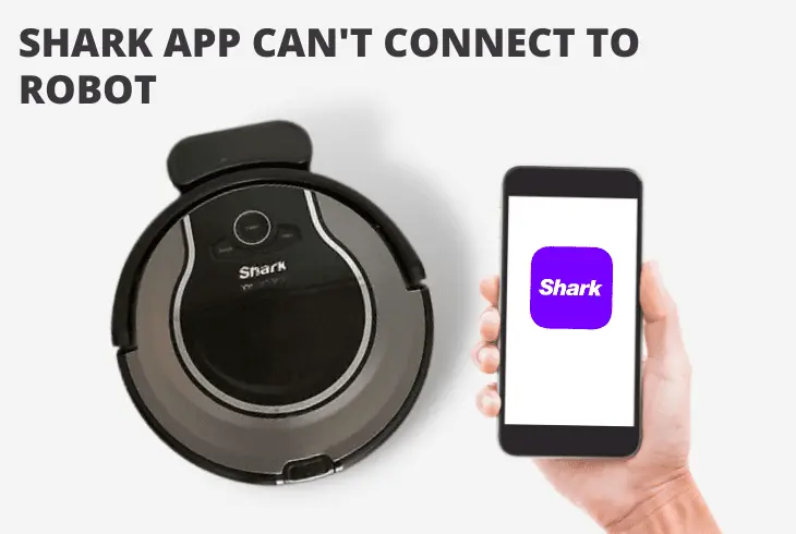 shark app can't connect to robot