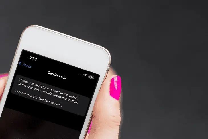 carrier lock of phone