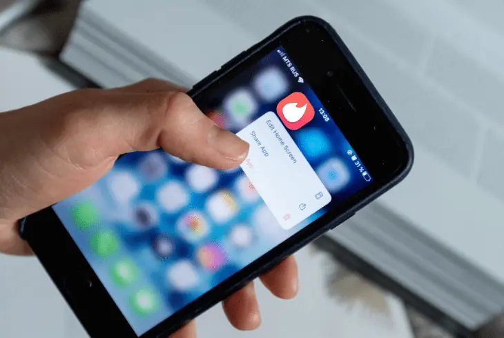 delete tinder app