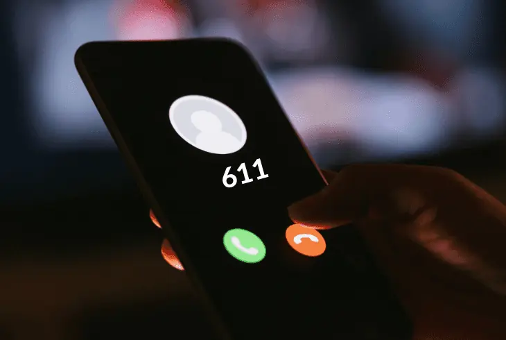 dial 611