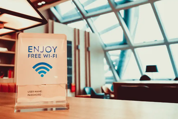 enjoy free wifi