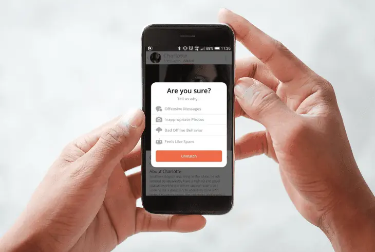 how to unmatch on tinder