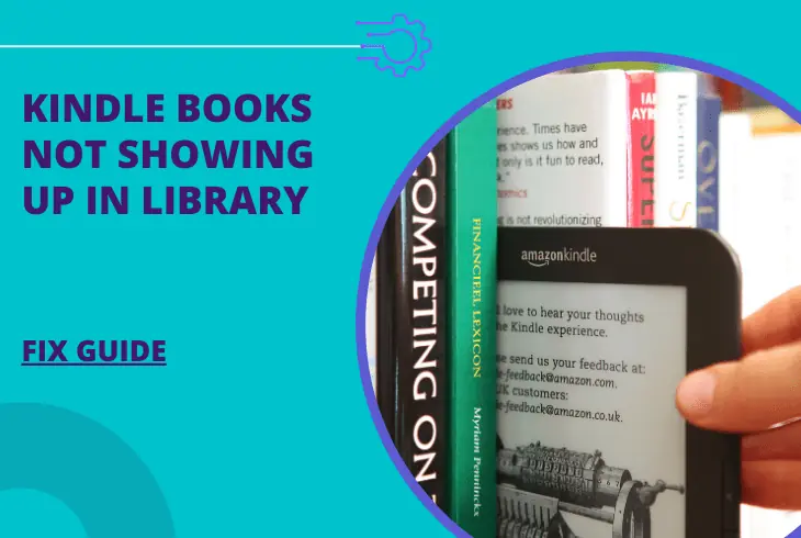 kindle books not showing up in library