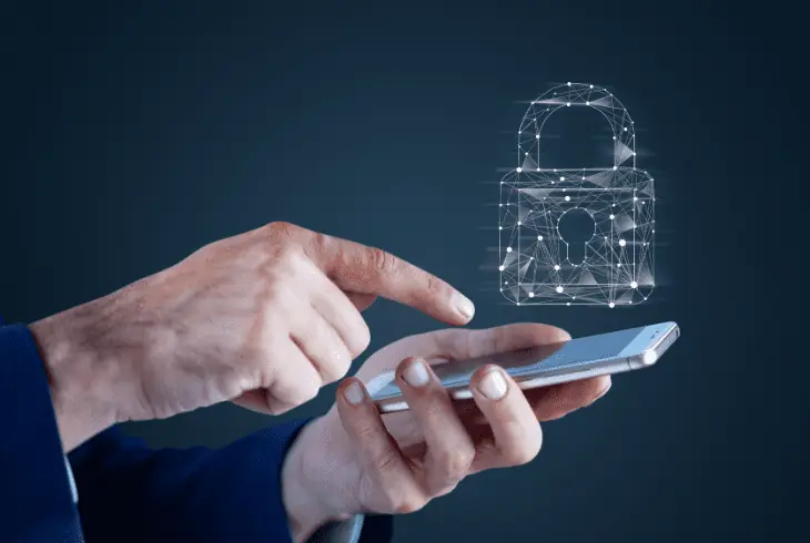 a locked phone