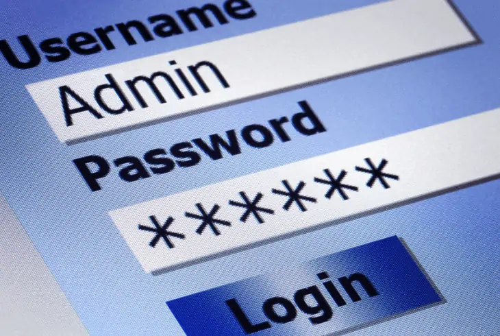 log in information