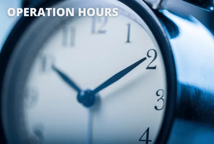 operation hours