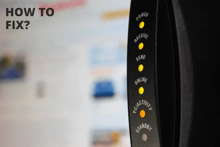 how to fix orange light