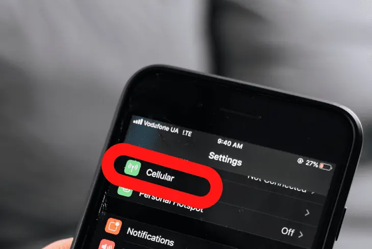 settings for phone networks