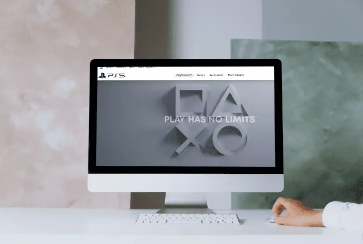 navigate playstation website
