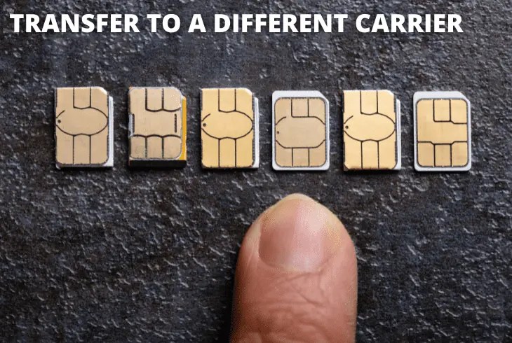 porting out number