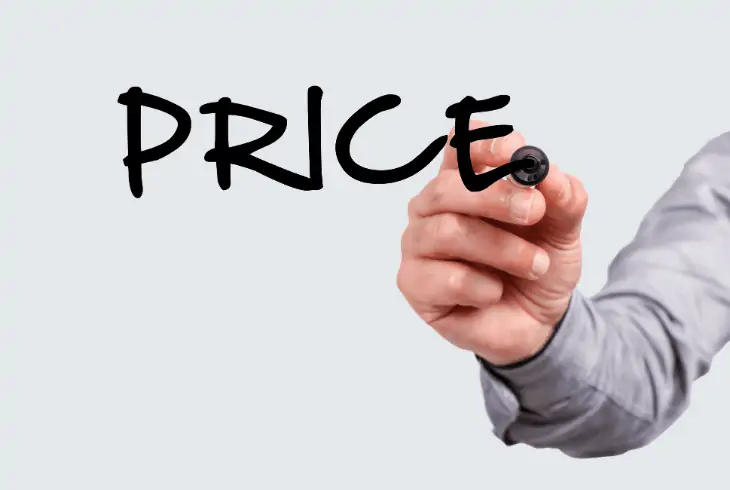price difference