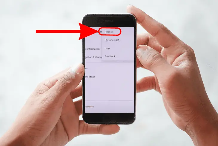 reboot on chromecast app