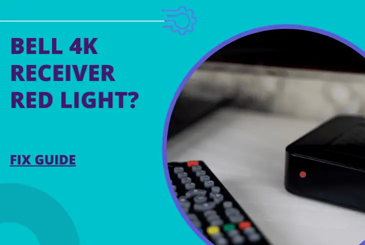 bell 4k receiver red light
