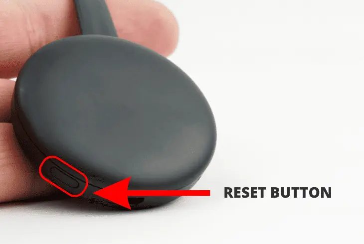 chromecast reset button
