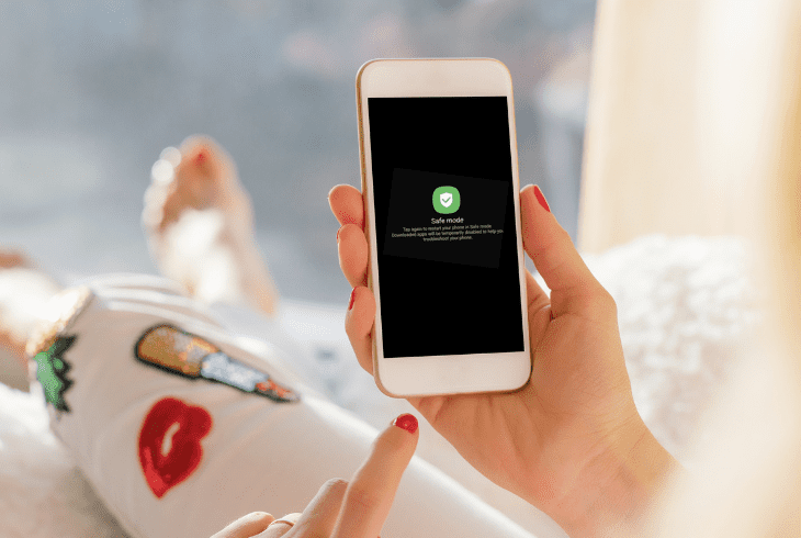 enable safe mode on mobile