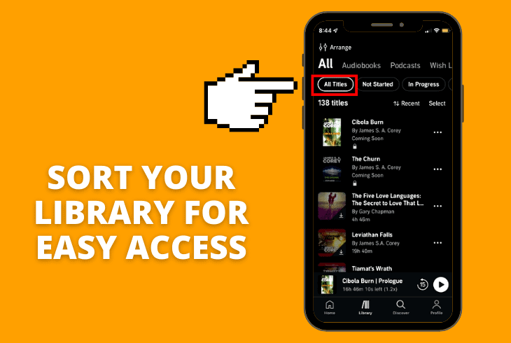 sort your library