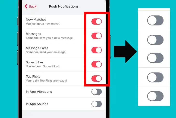 turn off notifications on android