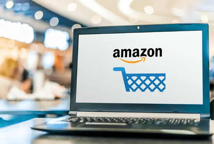 visit amazon webpage