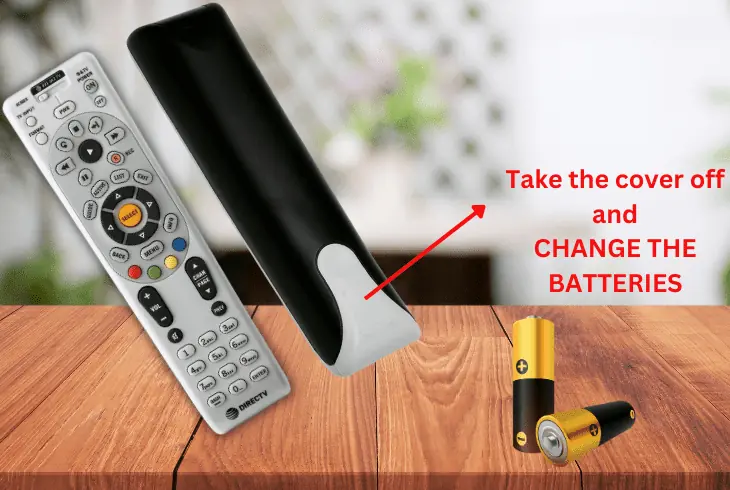 change batteries directv universal remote