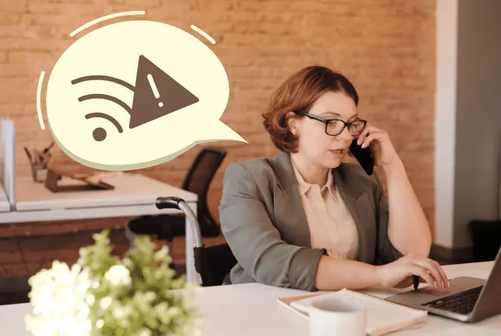 check with internet provider