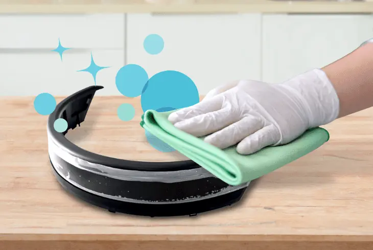 clean your shark robot’s bumper sensors