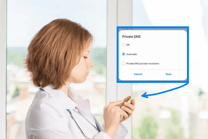 disable any custom dns settings