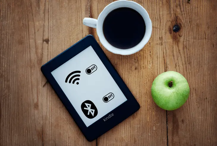 disable your kindle's bluetooth and wifi