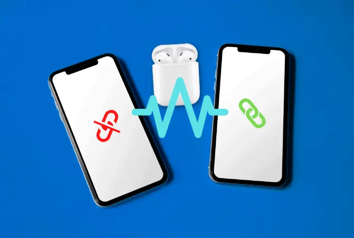 disconnect the airpods from connected devices