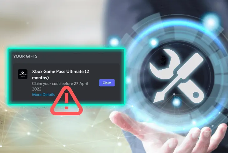 fix discord game pass code not working