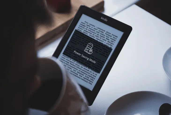 turn on your kindle's power saving mode