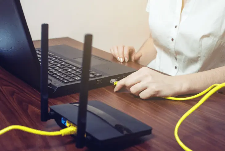 connect ethernet cable to pc