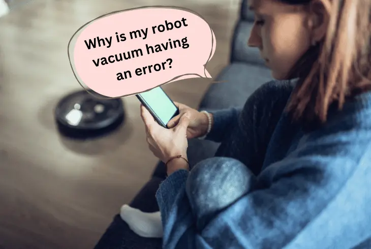 why shark robot having an error