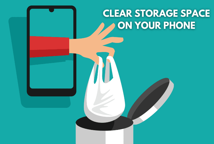 clear storage space on phone