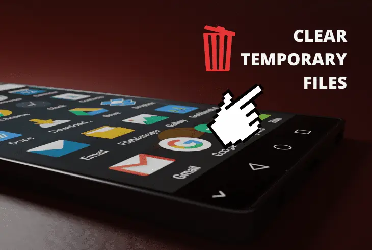 clear temporary files