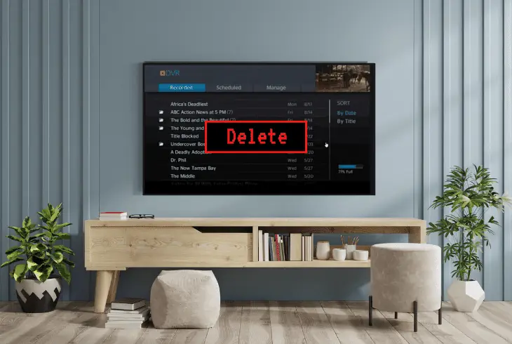 locate and delete