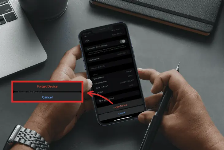 disconnect airpods from iphone