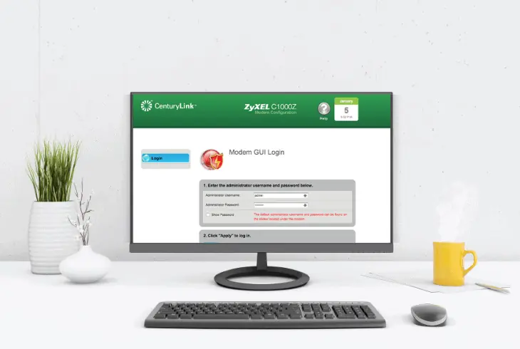 log in to admin page
