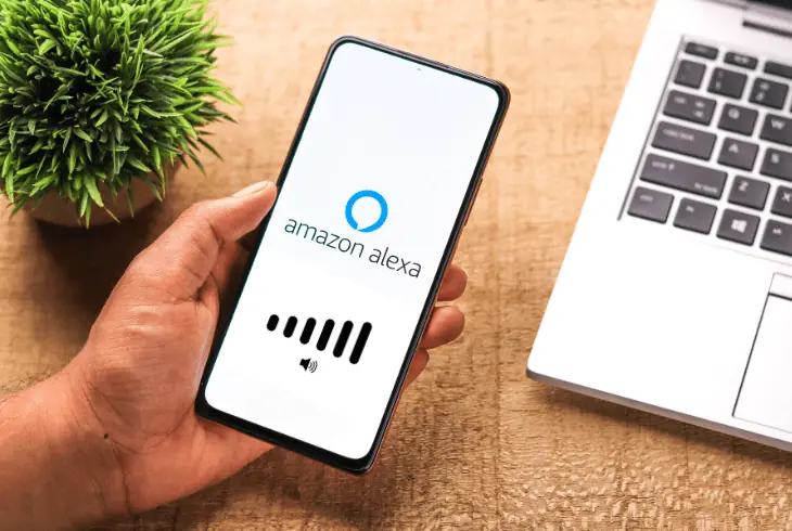 increase alexa volume from app