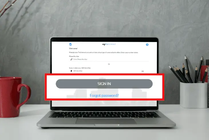 log in to your account