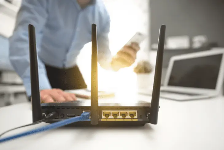 reboot network device