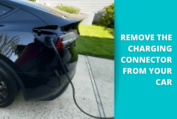 remove charging connector