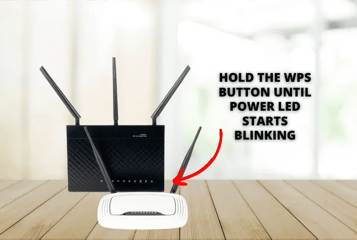 reset the router