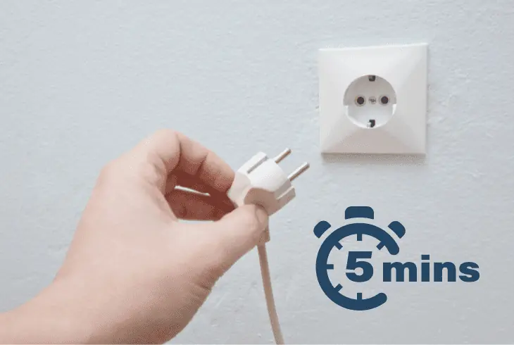 unplug alexa for 5 minutes