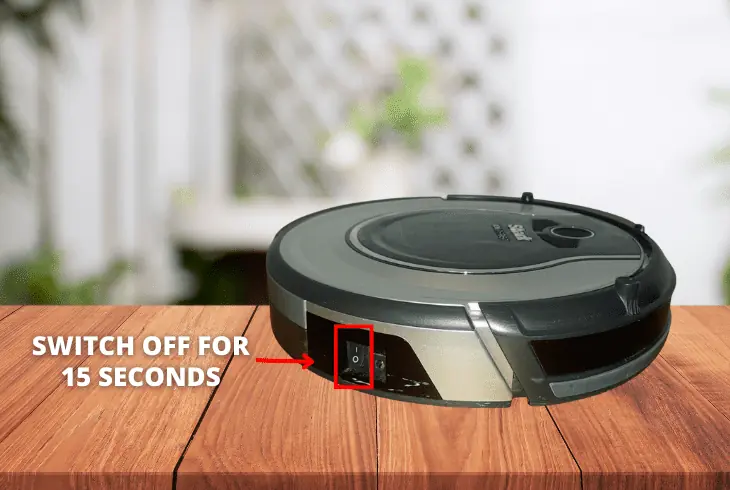 restart robot vacuum